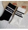 ルイヴィトンセリーヌレディースceline 靴下ソックス 黒白 2足セットくつした 暖かい綿 ウールソックス 吸汗防臭 スポーツ くつ下 室内 保温 あったかい靴下 アウトドア 冷え性靴下