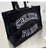 セリーヌ トートバッグ偽物 CELINE プリント デニムキャンバスハンドバッグ スーパーコピー代引き可激安セリーヌ トートバッグセレブ愛用