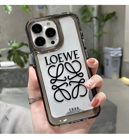 ロエベブランドiphone15ケース Loewe シンプル 透明iphone14plus/14pro/14pro maxケース高品質 耐衝撃男女兼用人気 iphone13/13pro/13pro maxケース激安