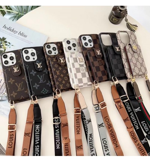 ルイビトンiphone15pro maxケース lv iphone14/14plus/14proケース女子斜め掛けGucci iphone13pro max 保護ケースハイブランド グッチ カードポケット付き人気韓国風安い