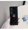 シャネル本革キルティングchanel ギャラクシー zold 5ケース サムソン galaxy z flip5 4 3 2 レザーカバー 折り畳みギャラクシー zold 5 4 3 2ケース