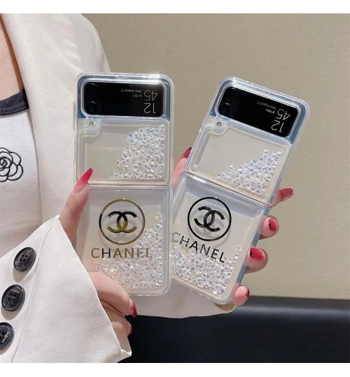 シャネル ChanelブランドGalaxy Zflip5 fold5ケース折畳み式 シャネル Chanel 定番Galaxy Zflip3 4 5ケース可愛い女子ギャラクシー Z フリップ3 4 5 fold5 4 3カバー 落下防止