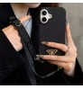 Iphone 16シリーズ 即納 芸能人愛用 プラダ Iphone16pro max 15 14 13携帯ケースプラダアイホン16 14 15 pro Max ケース斜め掛けカバー レディース上品 pradaプラダ iphone16 plus 15 14 13pro Maxケースカジュアル アイホン16 15 14 13 12 11ケース 全面保護限定版 ビジネス風