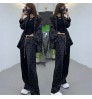 Celineセリーヌレディース スーツスーパーコピーハイブランド服 女性セットアップ Celine 春夏 2点セット パンツスーツ 春夏秋服  シンプル ゆったり 体型カバー 大きいサイズ 韓国風 着痩せ フォーマル カジュアル 通勤 ファッション おしゃれ