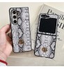 galaxy z flip6 5g ケース グッチ Gucci  samsung galaxy z flip4 5 3 6ケース グッチ Gucci サムスン ギャラクシーZフリップ6 5 4/Zフリップ3 折り畳み 携帯カバー 送料無料ケースオリジナルオシャレスマホケース 韓国 