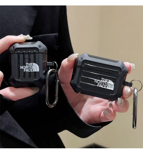 THE NORTH FACE ザ ノース フェイスブランドairpods pro2 pro 4 3 2 pro2ケースカラビナ付き便利 THE NORTH FACE ザ ノース フェイスエアーポッズ4 プロ2 3 2カバー レディースメンズ 耐衝撃 THE NORTH FACE ザ ノース フェイスエアーポッズ プロ 2 airpods 2 3 4 pro2ケース  用