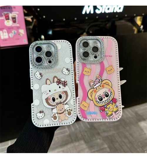 iphone 17 air/17 pro/17 pro max 即納  LABUBU iPhone17 16 15 ケース 豪華 LABUBU iPhone16 15 14 17 air プロマックス 携帯ケース LABUBU iphone17 15 16 pro maxケース  iPhone 17 14 15カバー売れ筋  iphone 17 15 pro/16 pro max携帯ケース 