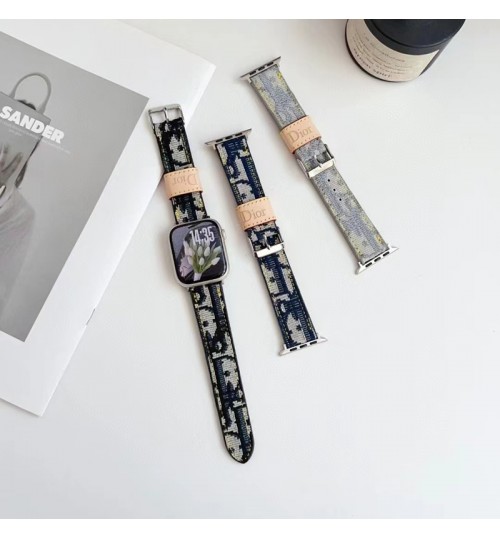 Galaxy Watch6/5/4 アップル9 10 8ウォッチ腕時計交換バンド20mm 22mm ディオール Dior サムソンギャラクシー アップルウォッチ交換ベルトGalaxy Watch6/4/5 Pro/4 Classic 46mm/45mm/44mm/42mm/40mm適用 交換ベルト galaxy/appleなどウォッチ対応