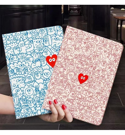 芸能人愛用 CDG 川久保玲 Ipad 11th10th 2024 Ipad Air6 5 Mini7 Pro ipad air7  2025 11インチ13インチ ipad 11ケースCDG 川久保玲 ipad air 第６世代 10th 9thカバーIpad Pro2020 IPad Mini 7 Proケース12.9インチ上品 CDG 川久保玲 アイパッド プロ air6 5 4 3 2ケース 全面保護限定版 ビジネス風 ipad全機種対応 