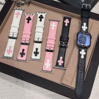 激安ブランドChrome Hearts クロムハーツアップルウォッチ 9 10 11ブランドバンド Ultra 2 3 Se2 3バンド apple Watch 11 10 9 8 7 バンド Chrome Hearts クロムハーツ41mm 40mm 44mm 45mm 49mm交換ベルトChrome Hearts クロムハーツ アップルウォッチ11 10/9/ultra/ultra2バンド 用