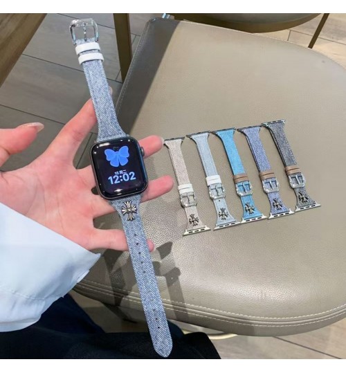 メンズレディースChrome Hearts クロムハーツ  腕時計バンドiwatch band アップルウォッチ11 10/X/9/8/7 ultra2 交換ベルト耐水性腕時計apple watch 11 10 9 8 7 6 5 4 se2 3ベルト革時計ベルト Chrome Hearts クロムハーツ スマートウォッチ11 10 9バンド ベルト