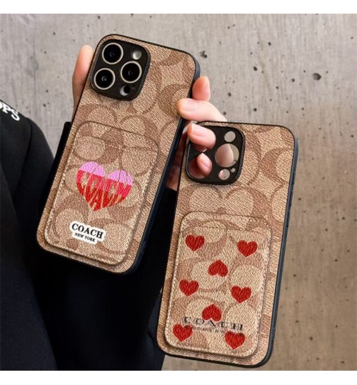 iphone 17/air/17 pro/17 pro max 即納 コーチ Coach IPhone 17 16 15 14 13 Pro air IPhone17 16 15 Pro 8 SE ケースコーチ Coach IPhone17 air 14 15 16 pro maxケース 女子 かわいい おしゃれ コーチシグネチャーステッチハートケース！