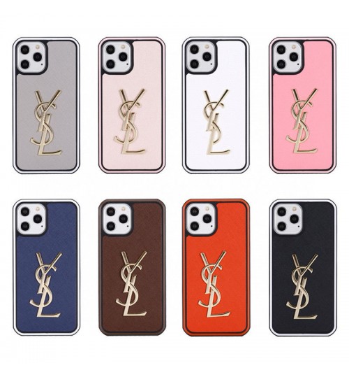 iphone 17/air/17 pro/17 pro max 即納  Ysl イヴサンローラン Iphone 17 air 16 15 14 13 携帯ケースYsl イヴサンローラン アイホン17 16 14 15 pro Max air ケースカバー 芸能人愛用 上品 Ysl イヴサンローラン iphone17 pro max 16 15 14 13pro Maxケース YSL クラシック メタル ステレオ ロゴ 再現！