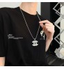 ★おまけ014無料★シャネルchanelクリスタル ダブル C ネックレス