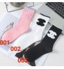 ★おまけ017無料★シャネル chanelブランド ソックスシャネル風ファッションソックス ピンク・ホワイト・ブラック スタイリッシュ