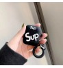 シュプリームairpods 4 3 2 pro2 3ケース ブランドカラビナ付き便利 シュプリームエアーポッズ4 プロ2 3 2カバー レディースメンズ 耐衝撃 シュプリームエアーポッズ プロ 2 airpods 2 3 4 pro2 3ケース
