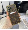 iphone 17/air/17 pro/17 pro max 即納 ルイヴィトン Lv  IPhone17 16 14 15 アイフォン15 16 pro maxケース メンズレディース ルイヴィトン Lv IPhone air 17 16 14 Pro IPhone16 15 IPhone SE 第3世代 IPhone13 IPhone12 スマホケース ルイヴィトンアイコニックモノグラム×カードポケットケース！