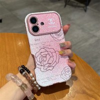 iphone 17/air/17 pro/17 pro max 即納  シャネル Chanel Iphone 17 air 16 15 14 13 携帯ケースシャネル Chanel アイホン17 16 14 15 pro Max air ケースカバー 芸能人愛用 上品 シャネル Chanel iphone17 pro max 16 15 14 13pro Maxケース シャネル Chanel アイホン 17 16 15 14 13 12 airケース  シャネル風刺繍ローズ×キラキラグラデーションケース！