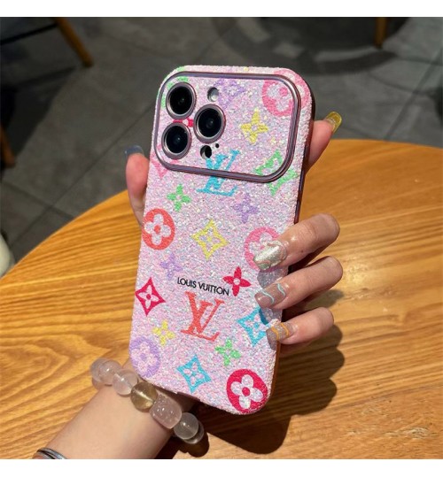 iphone 17/air/17 pro/17 pro max 即納 ルイヴィトン louis vuitton IPhone 17 16 15 14 13 Pro air IPhone17 16 15 Pro 8 SE ケースルイヴィトン louis vuitton IPhone17 air 14 15 16 pro maxケース  カラフル ルイヴィトン モノグラム グリッター ケース！