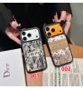 iphone 17/air/17 pro/17 pro max 即納 ディオール Dior アイフォン17 16 15 pro max airケース Iphone air 17 16 Pro Max 15 Plus 14 13 12 17 Pro Max Xs Maxケース ブランド レディース男性女性 人気かわいいビジネスマン用高級 ディオール Dior アイフォン17 15 16 proカバー ディオール ヴィンテージ アート コラージュ ケース   