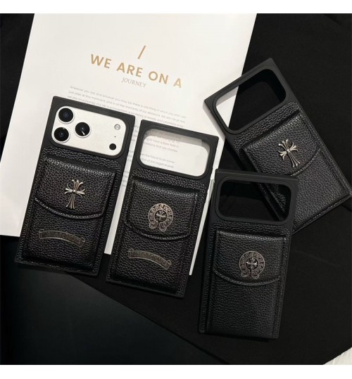 iphone 17/air/17 pro/17 pro max 即納 Chrome Hearts アイフォン17 16 15 プロ保護ケース 便利 クロムハーツ アイホン 17 air 16 15 14 13 Pro アイフォーン13 14 15 Pro Max Iphone17 air 16 Plus ケース Chrome Hearts クロムハーツ Iphone air 17 16 15 12 13 Pro Max 14 ケース  ダーク メタル バッジ ライチ ウォレット ケース！