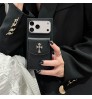 iphone 17/air/17 pro/17 pro max 即納 Chrome Hearts アイフォン17 16 15 プロ保護ケース 便利 クロムハーツ アイホン 17 air 16 15 14 13 Pro アイフォーン13 14 15 Pro Max Iphone17 air 16 Plus ケース Chrome Hearts クロムハーツ Iphone air 17 16 15 12 13 Pro Max 14 ケース  ダーク メタル バッジ ライチ ウォレット ケース！