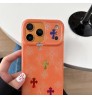 iphone 17/air/17 pro/17 pro max 即納 クロムハーツ Iphone 17 air 16 15 14 13 携帯ケースChrome Hearts  アイホン17 16 14 15 pro Max air ケースカバー 芸能人愛用 上品 クロムハーツ iphone17 pro max 16 15 14 13pro Maxケース クロムハーツのスマホケースは、オレンジを基調としたカラーリングに多様なクロスモチーフを散りばめ。