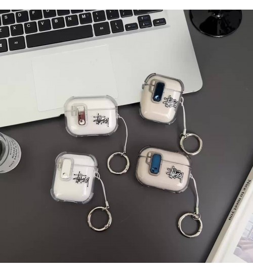 ステューシー Airpods pro4 3 2 1 pro2 3ケース韓国 エアーポッズ4 3 pro3 2ケース 人気 Stussy 男女兼用 スポーツ風 送料無料 激安 ファッション ステューシー ブランドairpods4 3/2/1 pro2 3ケース Stüssy のサインデザインを透明ケース仕様に、ホワイト / ミルクホワイトの 2 カラー✨ 透明ケース
