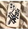 iphone 17/air/17 pro/17 pro max 即納  Stussy アイフォン17 16 15 プロ保護ケース 便利 ステューシー アイホン 17 air 16 15 14 13 Pro アイフォーン13 14 15 Pro Max Iphone17 air 16 Plus ケース Stussy Iphone air 17 16 15 12 13 Pro Max 14 ケース  スティーブン・マーカスのアート柄がかっこいいツートーンケース
