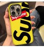 samsung s25シリーズ 即納  シュプリームアイフォン17 air 16 plus 15 pro max 14 13ケースサムソン ギャラクシーs26 s25 s24  Ultra s23 ultra s22 s21 note20ケース シュプリームのカラーコントラスト大ロゴケース シュプリーム galaxy s26 s25 s24 23 S24 Ultra カバー人気かわいいビジネスマン用高級  Supreme アイフォン17 air 15 16 plus pro maxカバー
