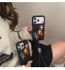 iphone 17/air/17 pro/17 pro max 即納  クロムハーツ アイフォン17 16 15 pro max airケース クロムハーツのカラークロスストラップケース Iphone air 17 16 Pro Max 15 Plus 14 13 12 17 Pro Max Xs Maxケース ブランド レディース男性女性 人気かわいいビジネスマン用高級 Chrome Hearts  アイフォン17 15 16 proカバー    
