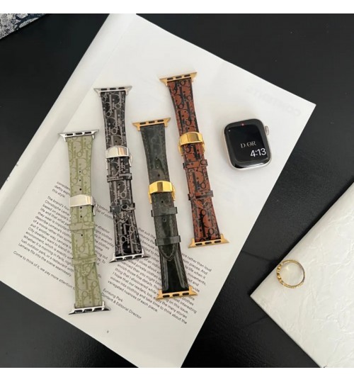 時計バンド20mm 20mmベルトディオール Dior スマートウォッチバンド Galaxy Watch Active2ベルトディオール Dior  腕時計バンド20mm アップルウォッチ11 10 9/8/7 ultra 3 2 交換ベルト耐水性腕時計ベルト革時計ベルト galaxy/appleなどウォッチ対応