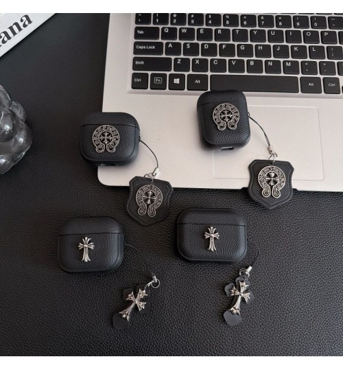クロムハーツのレザーバッジアクセサリー AirPods ケース クロムハーツ ブランドAirpods4 Pro 3 2ケースAirpods pro 3 4ケースハイブランドコピーChrome Hearts クロムハーツ エアーポッズ 4 3 2 pro 3 2 ケースブランドレディースハイブランドChrome Hearts クロムハーツ エアーポッズpro 3 2ケースジャケット