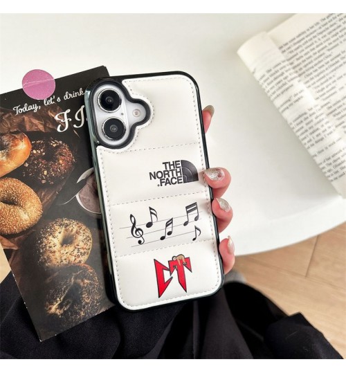 iphone 17/air/17 pro/17 pro max 即納  ザノースフェイス Iphone 17 air 16 15 14 13 携帯ケースザノースフェイスのダウンジャケット風キルティングミュージックグラフィティケース ザノースフェイス iphone17 pro max 16 15 14 13pro Maxケース THE NORTH FACE アイホン 17 16 15 14 13 12 airケース 全面保護限定版 ビジネス風 