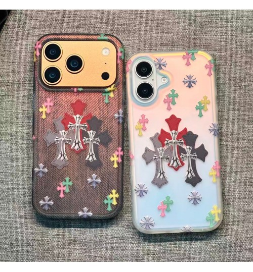 iphone 17/air/17 pro/17 pro max 即納 クロムハーツ IPhone 17 16 15 14 13 Pro air IPhone17 16 15 Pro 8 SE ケースクロムハーツ風立体メタルクロスグラフィティケース Chrome Hearts IPhone17 air 14 15 16 pro maxケース 女子 かわいい おしゃれ クロムハーツ アイフォン17 air 16 15 14 Plus 13 12 Pro Max 11 Pro XR XS スマホケース