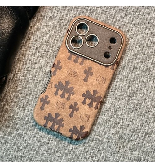 iphone 17/air/17 pro/17 pro max 即納 クロムハーツ Iphone 17 air 16 15 14 13 携帯ケース クロムハーツ × ハローキティ コラボスエードクロスケースChrome Hearts アイホン17 16 14 15 pro Max air ケースカバー 芸能人愛用 上品 クロムハーツ iphone17 pro max 16 15 14 13pro Maxケース Chrome Hearts アイホン 17 16 15 14 13 12 airケース