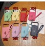 samsung s25シリーズ 即納 芸能人愛用 プラダ Prada Iphone17 pro max 16 15 14  ケース プラダ風マカロンカラーメッシュ編みカードポケットストラップ付きケース プラダ Prada サムソンs26 s25 s23 s24 ultraカバーアイホン17pro Max 16 14 15  ケース上品 プラダ Prada iphone17 16 15 14 13pro Maxケース