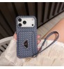 samsung s25シリーズ 即納 芸能人愛用 プラダ Prada Iphone17 pro max 16 15 14  ケース プラダ風マカロンカラーメッシュ編みカードポケットストラップ付きケース プラダ Prada サムソンs26 s25 s23 s24 ultraカバーアイホン17pro Max 16 14 15  ケース上品 プラダ Prada iphone17 16 15 14 13pro Maxケース