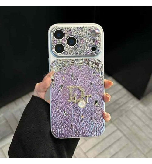 iphone 17/air/17 pro/17 pro max 即納 ディオール IPhone17 16 14 15 アイフォン15 16 pro maxケース ディオール風パステルパープルクラックテクスチャラインストーンパールストラップ付きケース  Dior IPhone air 17 16 14 Pro IPhone16 15 IPhone SE 第4世代 IPhone13 IPhone12 スマホケース ディオール アイホン air 17 16 14 15 プロマックスケース