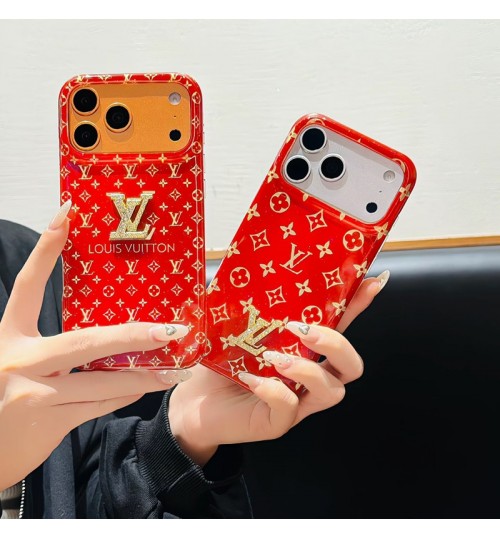 iphone 17/air/17 pro/17 pro max 即納 ルイヴィトン アイフォン17 16 15 プロ保護ケース ルイヴィトンの正月限定ラッキーレッドモノグラムラインストーンケース louis vuitton アイホン 17 air 16 15 14 13 Pro アイフォーン13 14 15 Pro Max Iphone17 air 16 Plus ケース ルイヴィトン Iphone air 17 16 15 12 13ケース