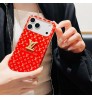 iphone 17/air/17 pro/17 pro max 即納 ルイヴィトン アイフォン17 16 15 プロ保護ケース ルイヴィトンの正月限定ラッキーレッドモノグラムラインストーンケース louis vuitton アイホン 17 air 16 15 14 13 Pro アイフォーン13 14 15 Pro Max Iphone17 air 16 Plus ケース ルイヴィトン Iphone air 17 16 15 12 13ケース
