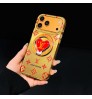 iphone 17/air/17 pro/17 pro max 即納 ルイヴィトン アイフォン17 16 15 pro max airケース ルイヴィトン風正月限定ラッキーレッド × ゴールドグリッターモノグラムケース Iphone air 17 16 Pro Max 15 Plus 14 13 12 17 Pro Max Xs Maxケース ブランド レディース男性女性 人気かわいいビジネスマン用高級 ルイヴィトン アイフォン17 15 16 proカバー