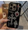 iphone 17/air/17 pro/17 pro max 即納  クロムハーツ Iphone 17 air 16 15 14 13 携帯ケースChrome Hearts クロムハーツ アイホン17 16 14 15 pro Max air ケースダークゴシック風立体メタルクロス × ハート × スネークモチーフケース クロムハーツ iphone17 pro max 16 15 14 13pro Maxケース クロムハーツ アイホン 17 16 15 14 13 12 airケース