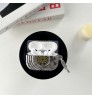 Chrome Hearts クロムハーツ ブランドAirpods4 Pro 3 2ケースAirpods pro 3 4ケースハイブランドコピー クロムハーツ エアーポッズ 4 3 2 pro 3 2 ケースブランドレディースハイブランドChrome Hearts  エアーポッズpro 3 2ケースジャケットクロムハーツ風クリアエンボスクロスパターンメタルカラビナ付き AirPods ケース
