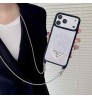 iphone 17/air/17 pro/17 pro max 即納 プラダ IPhone 17 16 15 14 13 Pro air IPhone17 16 15 Pro 8 SE ケース プラダ風クリスタルエンボス / グレインレザー調トライアングルロゴメタルチェーン付きケース Prada IPhone17 air 14 15 16 pro maxケース  プラダ アイフォン17 air 16 15 14 Plus 13 12 Pro Max 11 Pro XR XS スマホケース