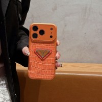 iphone 17/air/17 pro/17 pro max 即納 プラダ アイフォン17 16 15 プロ保護ケース プラダ Prada アイホン 17 air 16 15 14 13 Proケース プラダ風クロコダイルエンボス / クリスタルエンボストライアングルロゴマルチカラーケース プラダ Prada Iphone air 17 16 15 12 13 Pro Max 14 ブランドプラダ PradaスマホケースIphone 17 16 15 ケース 人気付き個性潮