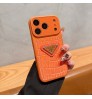 iphone 17/air/17 pro/17 pro max 即納 プラダ アイフォン17 16 15 プロ保護ケース プラダ Prada アイホン 17 air 16 15 14 13 Proケース プラダ風クロコダイルエンボス / クリスタルエンボストライアングルロゴマルチカラーケース プラダ Prada Iphone air 17 16 15 12 13 Pro Max 14 ブランドプラダ PradaスマホケースIphone 17 16 15 ケース 人気付き個性潮