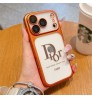 iphone 17/air/17 pro/17 pro max 即納  ディオール アイホン17 15 16 pro max携帯ケース ディオール風フレンチエレガンスメッキフレームミラー調 / セミクリアロゴケース  Dior iPhone air 17 16 15 plus ケース カジュアル ディオール アイホン13 15 16スマホケース 売れ筋 皮製Dior iphone 17 15pro/16 pro max 14 13 携帯ケース