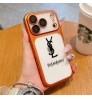 iphone 17/air/17 pro/17 pro max 即納  Ysl イヴサンローラン Iphone 17 air 16 15 14 13 携帯ケース イヴ・サンローラン風メッキメタルフレームセミトランスルーセントマットロゴケース Ysl イヴサンローラン アイホン17 16 14 15 pro Max air ケース イヴサンローラン iphone17 pro max 16 15 14 13pro Maxケース Ysl アイホン 17 16 15 14 13 12 airケース