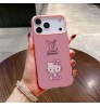 iphone 17/air/17 pro/17 pro max 即納 ルイヴィトン IPhone 17 16 15 14 13 Pro air IPhone17 16 15 Pro 8 SE ケース louis vuitton IPhone17 air 14 15 16 pro maxケース ルイ・ヴィトン × ハローキティ風ラインストーンプリントケース ルイヴィトン  アイフォン17 air 16 15 14 Plus 13 12 Pro Max 11 Pro XR XS スマホケース